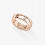 Messika - Move Uno Joaillerie Wedding Ring Pink Gold